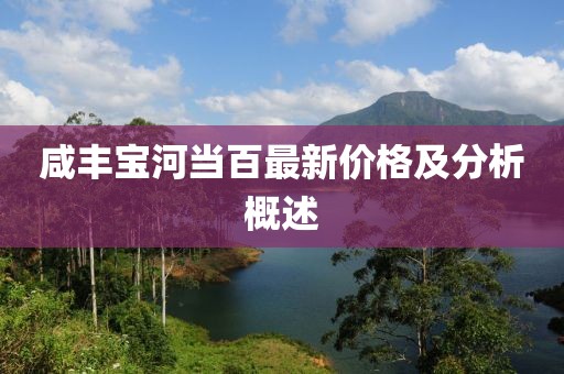 咸丰宝河当百最新价格及分析概述