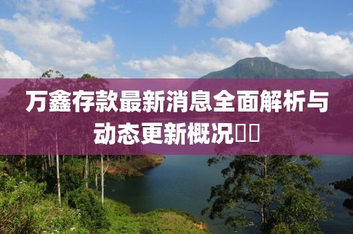 万鑫存款最新消息全面解析与动态更新概况​​