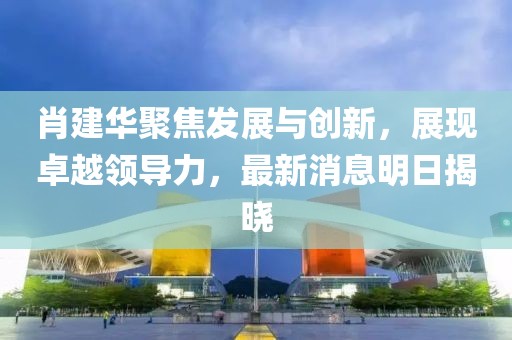 肖建华聚焦发展与创新，展现卓越领导力，最新消息明日揭晓