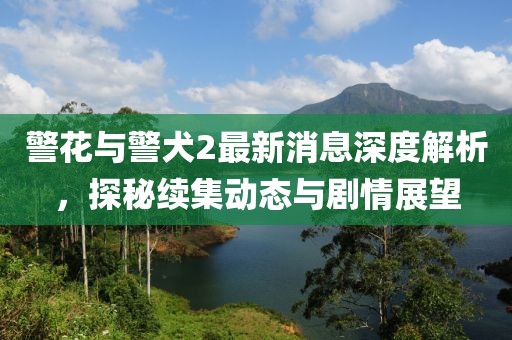 警花与警犬2最新消息深度解析，探秘续集动态与剧情展望