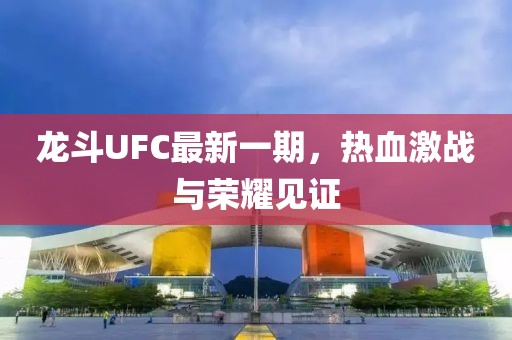 龙斗UFC最新一期，热血激战与荣耀见证
