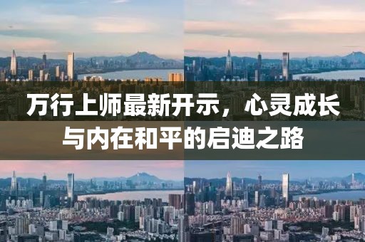 万行上师最新开示，心灵成长与内在和平的启迪之路