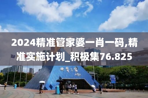 2024精准管家婆一肖一码,精准实施计划_积极集76.825