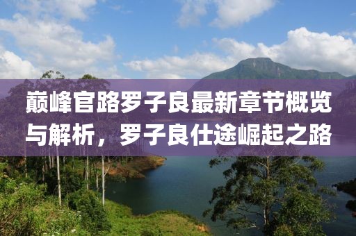 巅峰官路罗子良最新章节概览与解析，罗子良仕途崛起之路