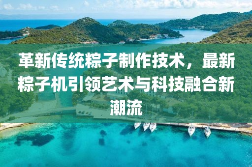 革新传统粽子制作技术，最新粽子机引领艺术与科技融合新潮流