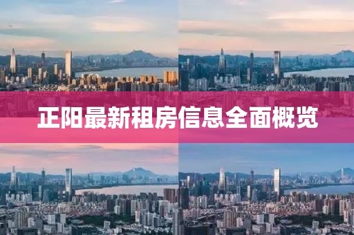 正阳最新租房信息全面概览