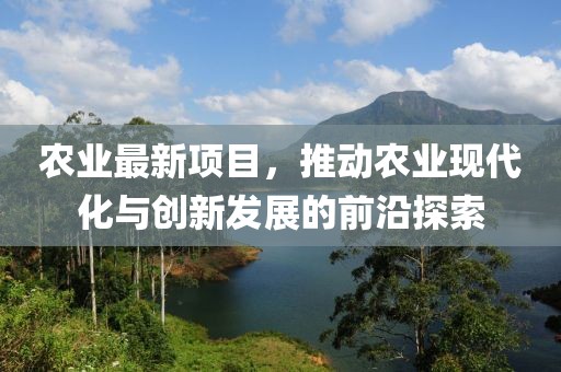 农业最新项目，推动农业现代化与创新发展的前沿探索