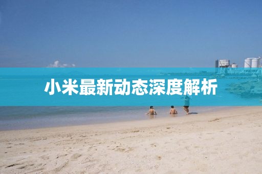 小米最新动态深度解析
