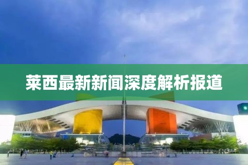莱西最新新闻深度解析报道