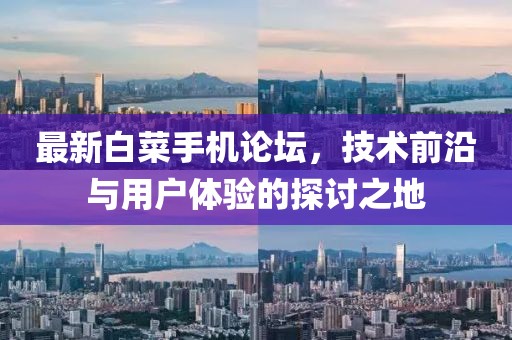 最新白菜手机论坛，技术前沿与用户体验的探讨之地