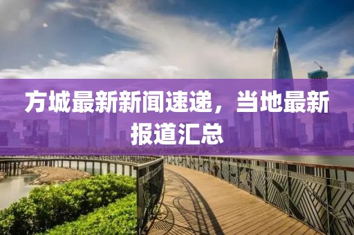 方城最新新闻速递，当地最新报道汇总