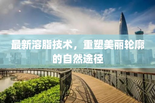最新溶脂技术，重塑美丽轮廓的自然途径