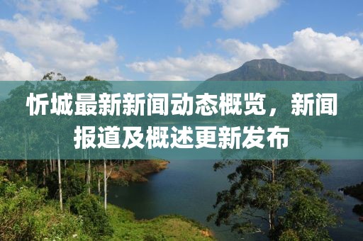 忻城最新新闻动态概览，新闻报道及概述更新发布