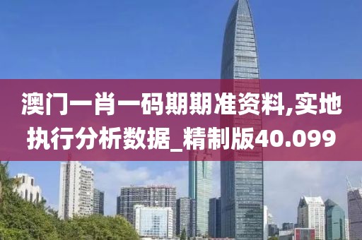 澳门一肖一码期期准资料,实地执行分析数据_精制版40.099