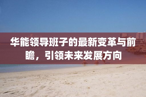 华能领导班子的最新变革与前瞻，引领未来发展方向