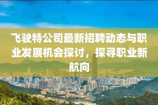 飞驶特公司最新招聘动态与职业发展机会探讨，探寻职业新航向
