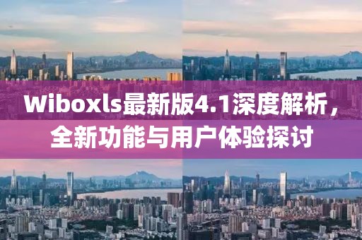 Wiboxls最新版4.1深度解析，全新功能与用户体验探讨