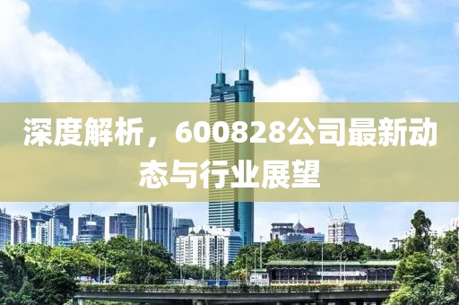 深度解析，600828公司最新动态与行业展望