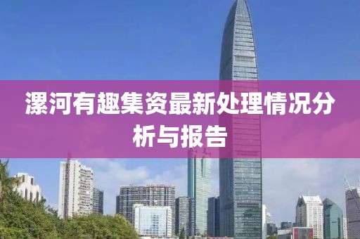 漯河有趣集资最新处理情况分析与报告