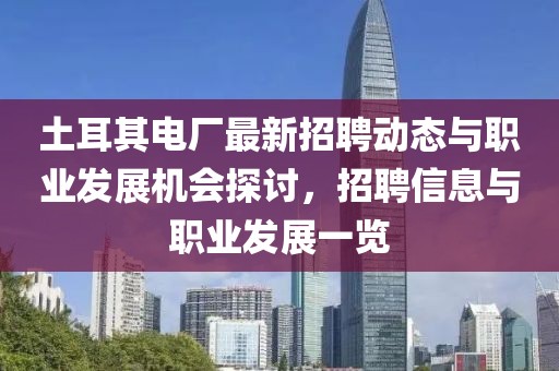 土耳其电厂最新招聘动态与职业发展机会探讨，招聘信息与职业发展一览