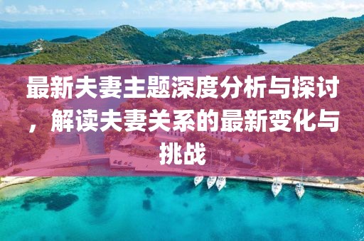 最新夫妻主题深度分析与探讨，解读夫妻关系的最新变化与挑战