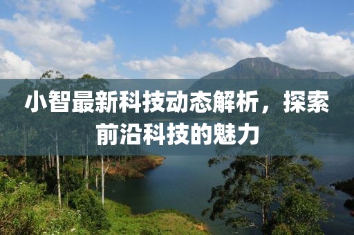小智最新科技动态解析，探索前沿科技的魅力