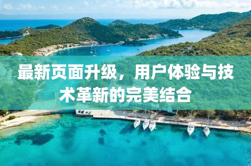最新页面升级，用户体验与技术革新的完美结合