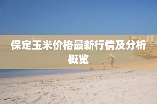 保定玉米价格最新行情及分析概览
