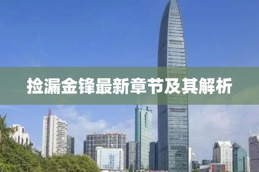 捡漏金锋最新章节及其解析