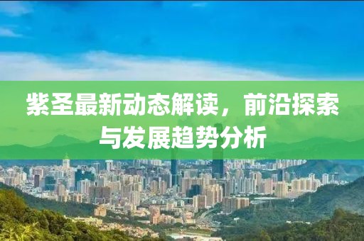紫圣最新动态解读，前沿探索与发展趋势分析