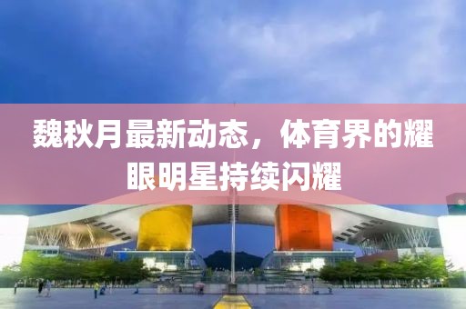 魏秋月最新动态，体育界的耀眼明星持续闪耀