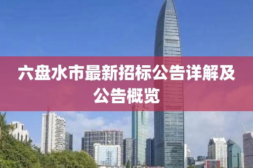 六盘水市最新招标公告详解及公告概览