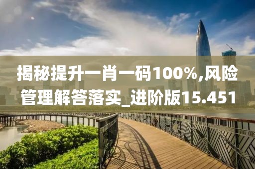 揭秘提升一肖一码100%,风险管理解答落实_进阶版15.451