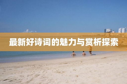 最新好诗词的魅力与赏析探索