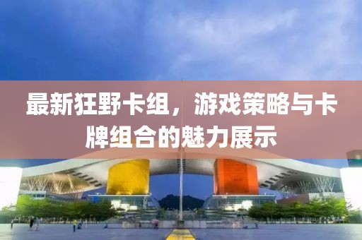 最新狂野卡组，游戏策略与卡牌组合的魅力展示