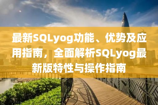 最新SQLyog功能、优势及应用指南，全面解析SQLyog最新版特性与操作指南