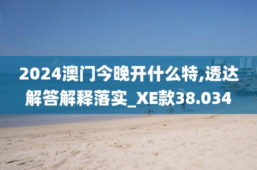 2024澳门今晚开什么特,透达解答解释落实_XE款38.034