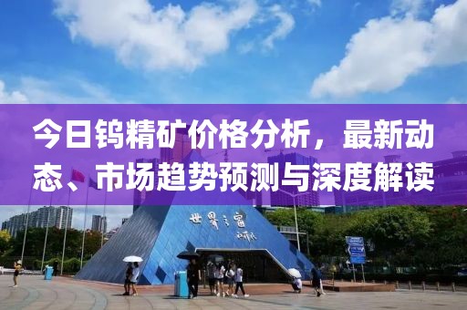 今日钨精矿价格分析，最新动态、市场趋势预测与深度解读