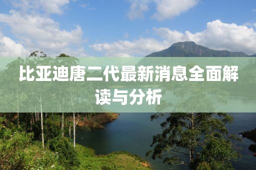 比亚迪唐二代最新消息全面解读与分析