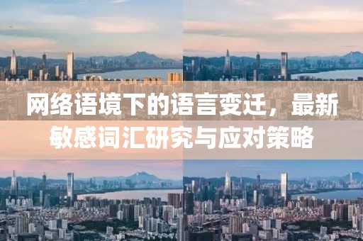 网络语境下的语言变迁，最新敏感词汇研究与应对策略