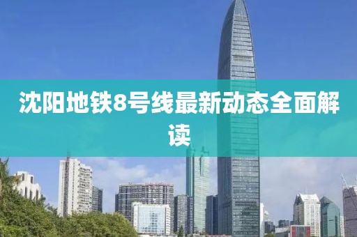 沈阳地铁8号线最新动态全面解读