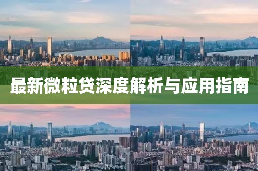最新微粒贷深度解析与应用指南