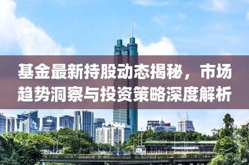 基金最新持股动态揭秘，市场趋势洞察与投资策略深度解析