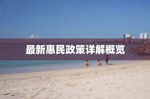 最新惠民政策详解概览