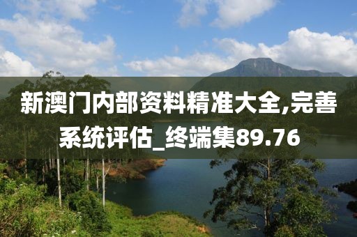 新澳门内部资料精准大全,完善系统评估_终端集89.76