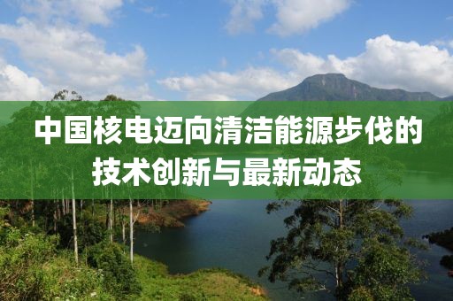 中国核电迈向清洁能源步伐的技术创新与最新动态