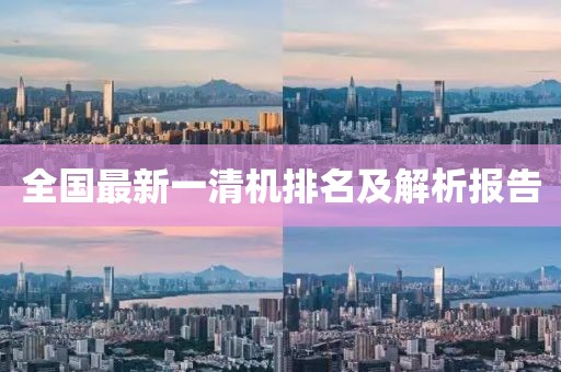 全国最新一清机排名及解析报告
