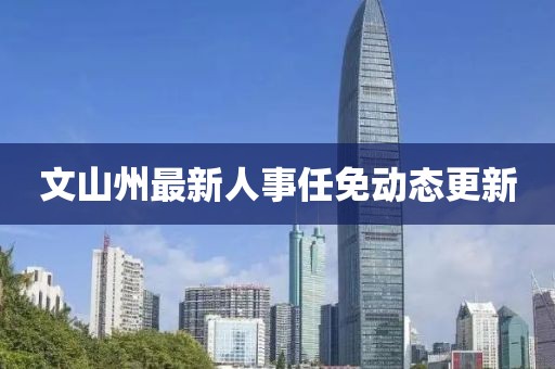 文山州最新人事任免动态更新