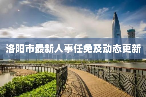 洛阳市最新人事任免及动态更新