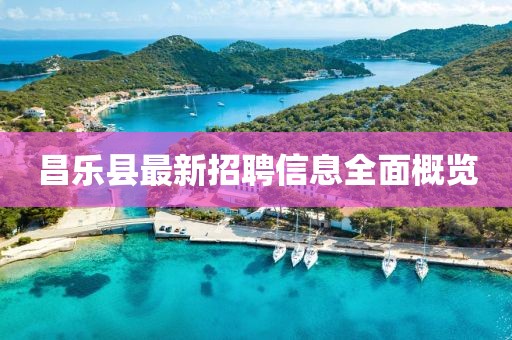昌乐县最新招聘信息全面概览